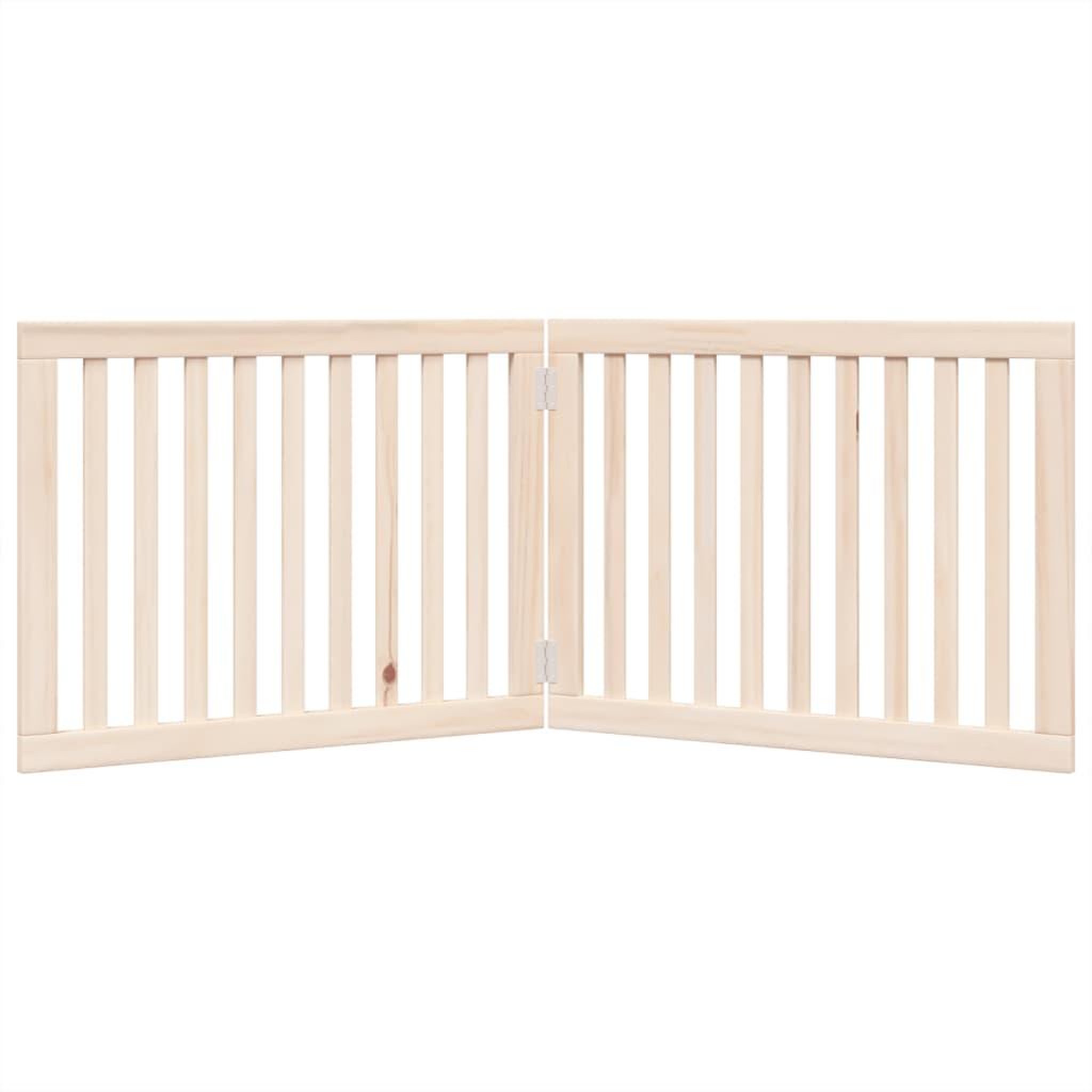 Voir la diapositive 4 : VIDAXL Barriere pour chien pliable 2 panneaux 160 cm bois de peuplier