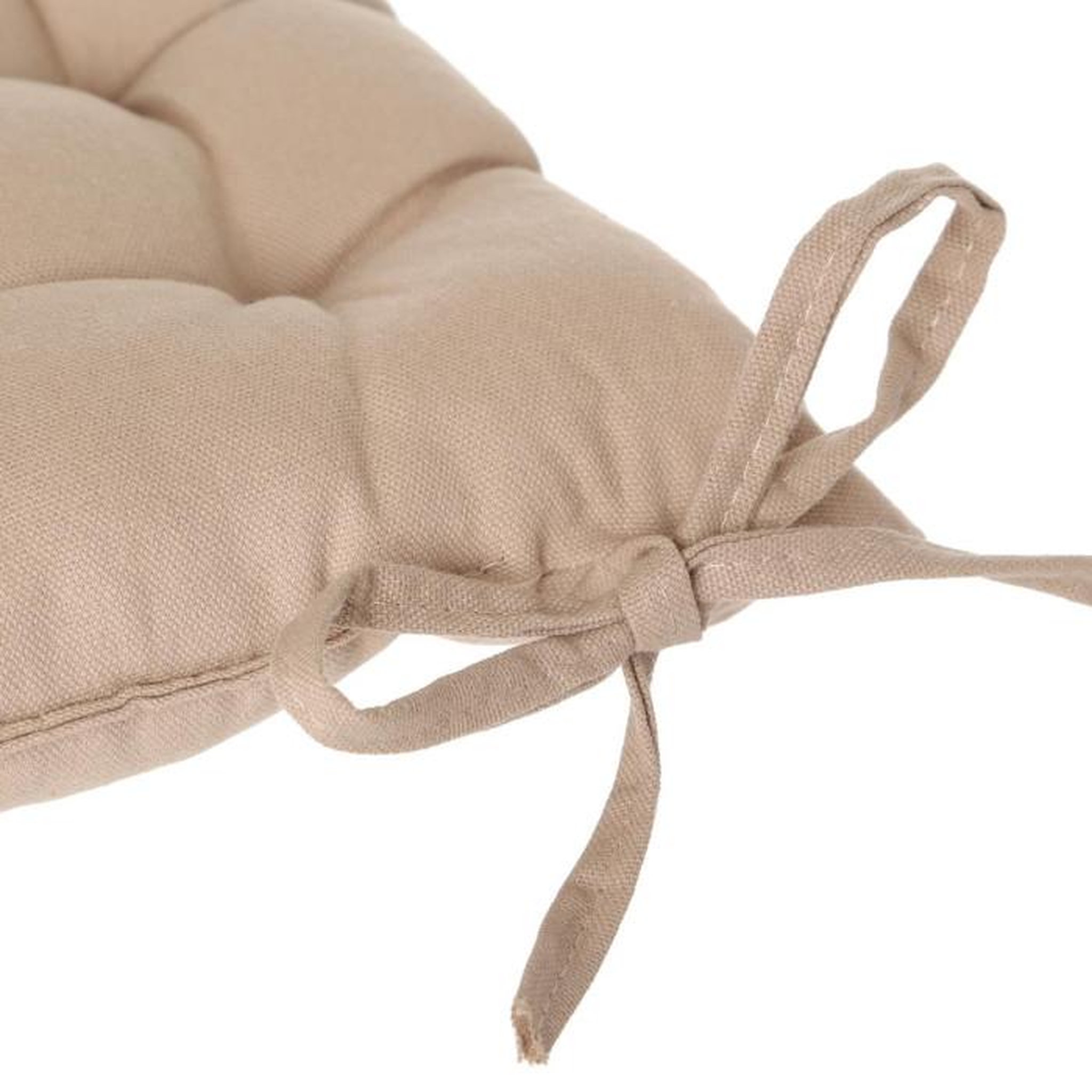 Voir la diapositive 5 : ATMOSPHERA Galette de Chaise  Binga  38x38cm Lin