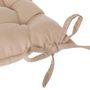 Voir la diapositive 5 : ATMOSPHERA Galette de Chaise  Binga  38x38cm Lin