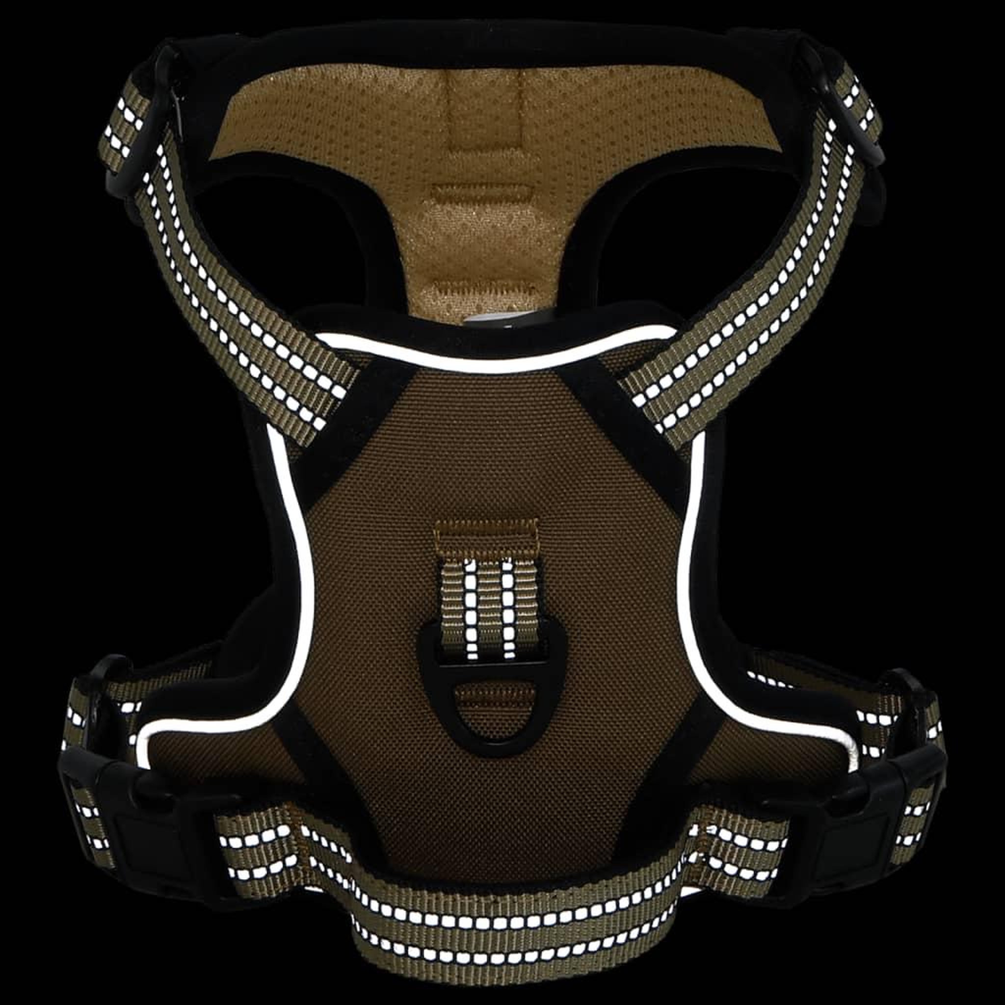 Voir la diapositive 4 : VIDAXL Harnais pour chien avec laisse et collier reglables marron L