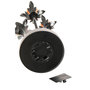 Voir la diapositive 3 : Paris Prix Lampe à Poser à LED  Fleur  36cm Noir & Orange