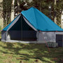 Voir la diapositive 1 : VIDAXL Tente familiale tipi 6 personnes bleu impermeable