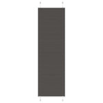 VIDAXL Store plisse noir 60x200 cm largeur du tissu 59,4 cm polyester