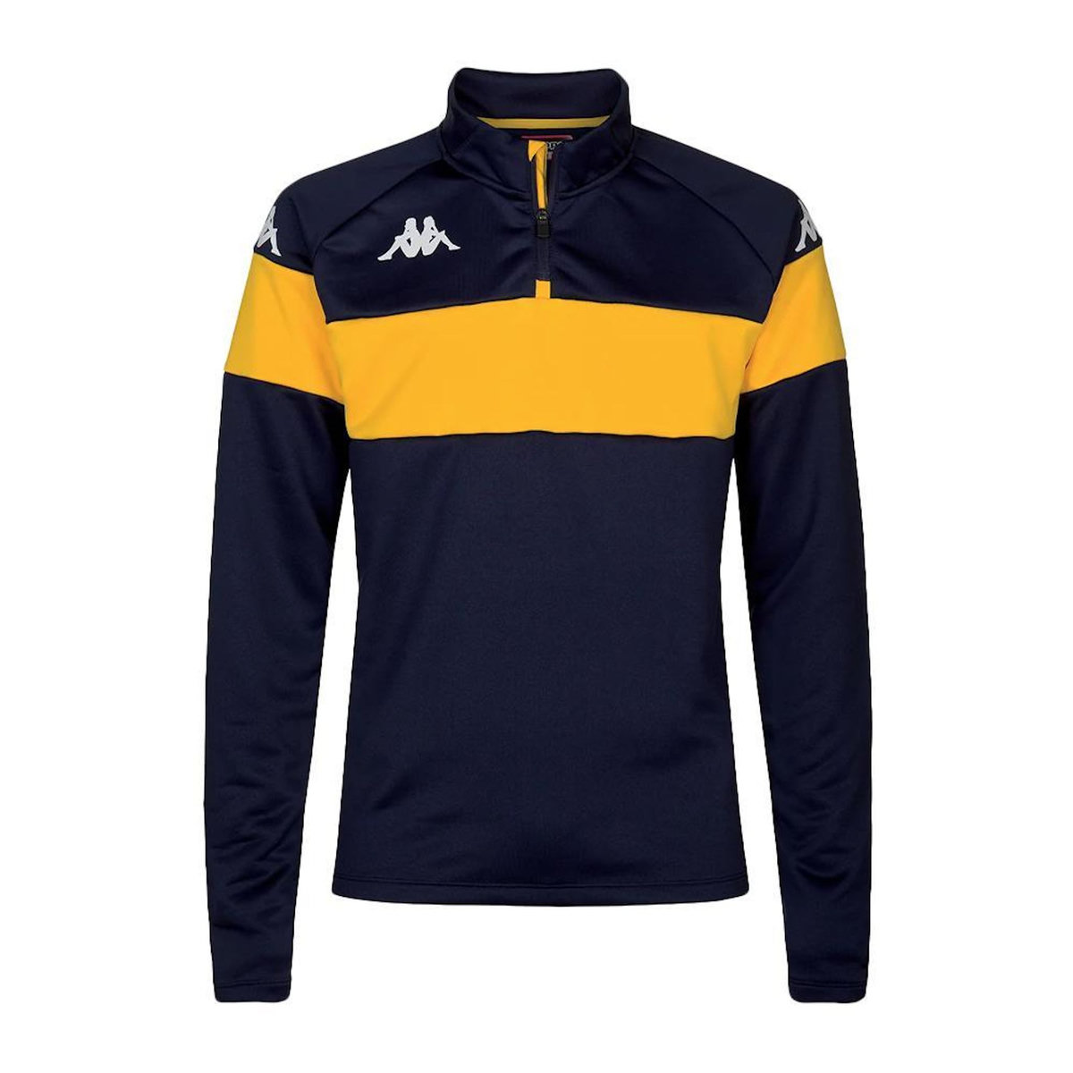 KAPPA Sweat Noir/Jaune Homme Kappa Dovare