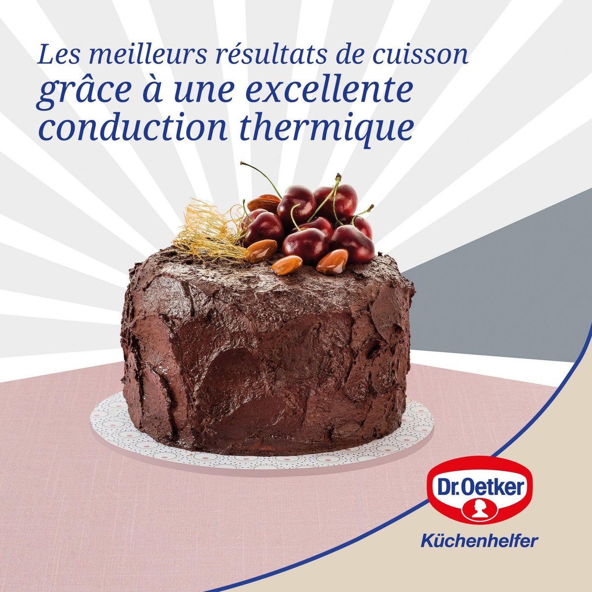 DR.OETKER Moule à manqué à charnière 18 cm Dr.Oetker Rétro
