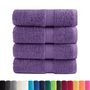 Voir la diapositive 2 : VIDAXL Serviettes d invité de qualité supérieure SOLUND 4 pcs violet