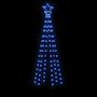 Voir la diapositive 4 : VIDAXL Arbre de Noël cone 108 LED Bleues 70x180 cm