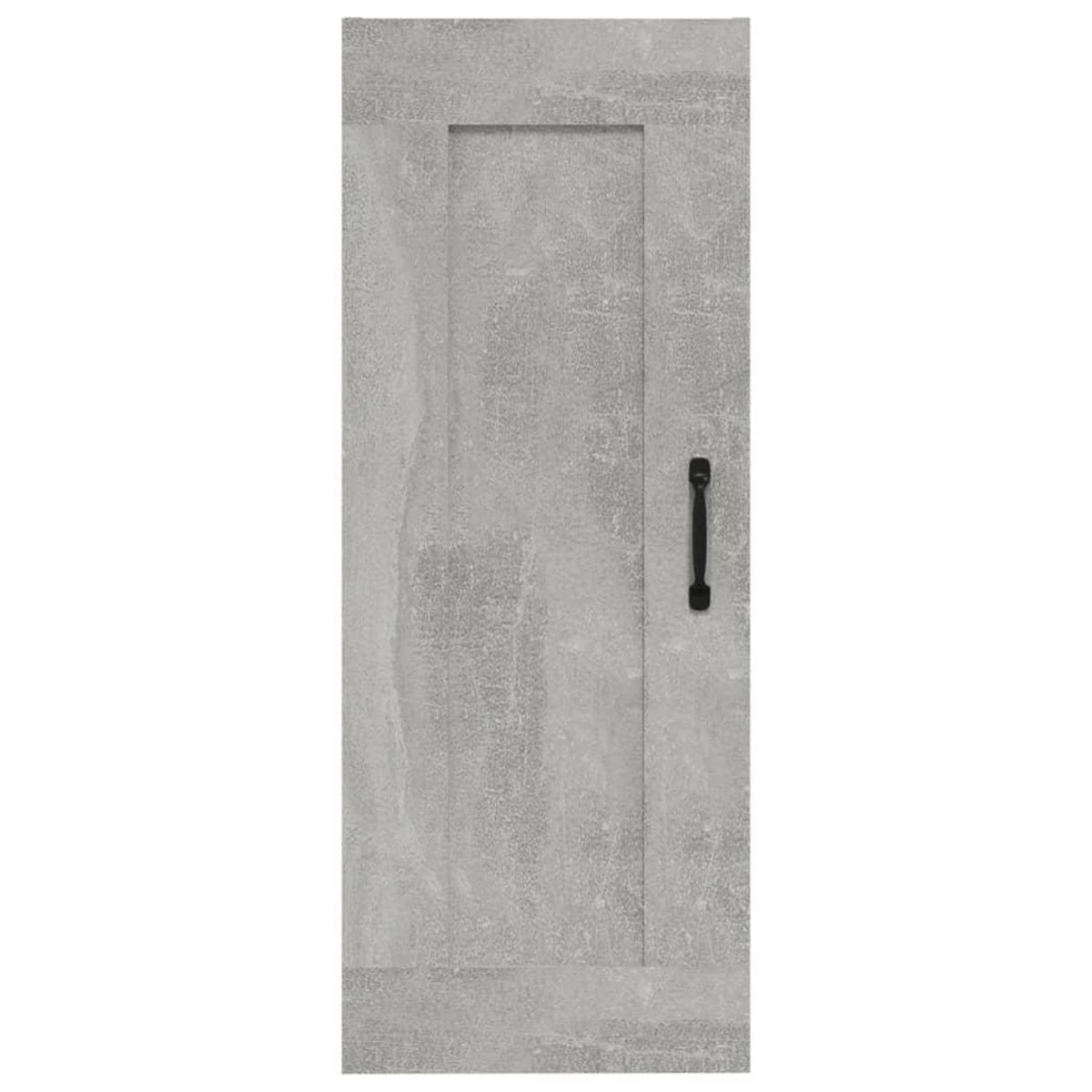 VIDAXL Armoire suspendue Gris beton 35x34x90 cm Bois d'ingenierie