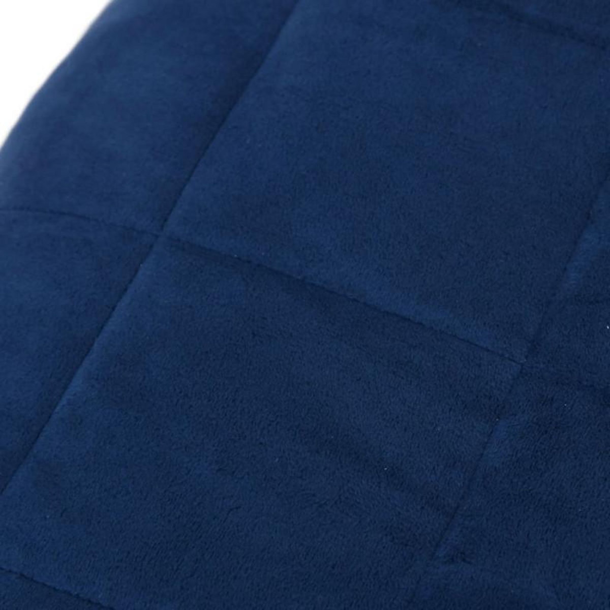 VIDAXL Couverture lestée Bleu 235x290 cm 15 kg Tissu