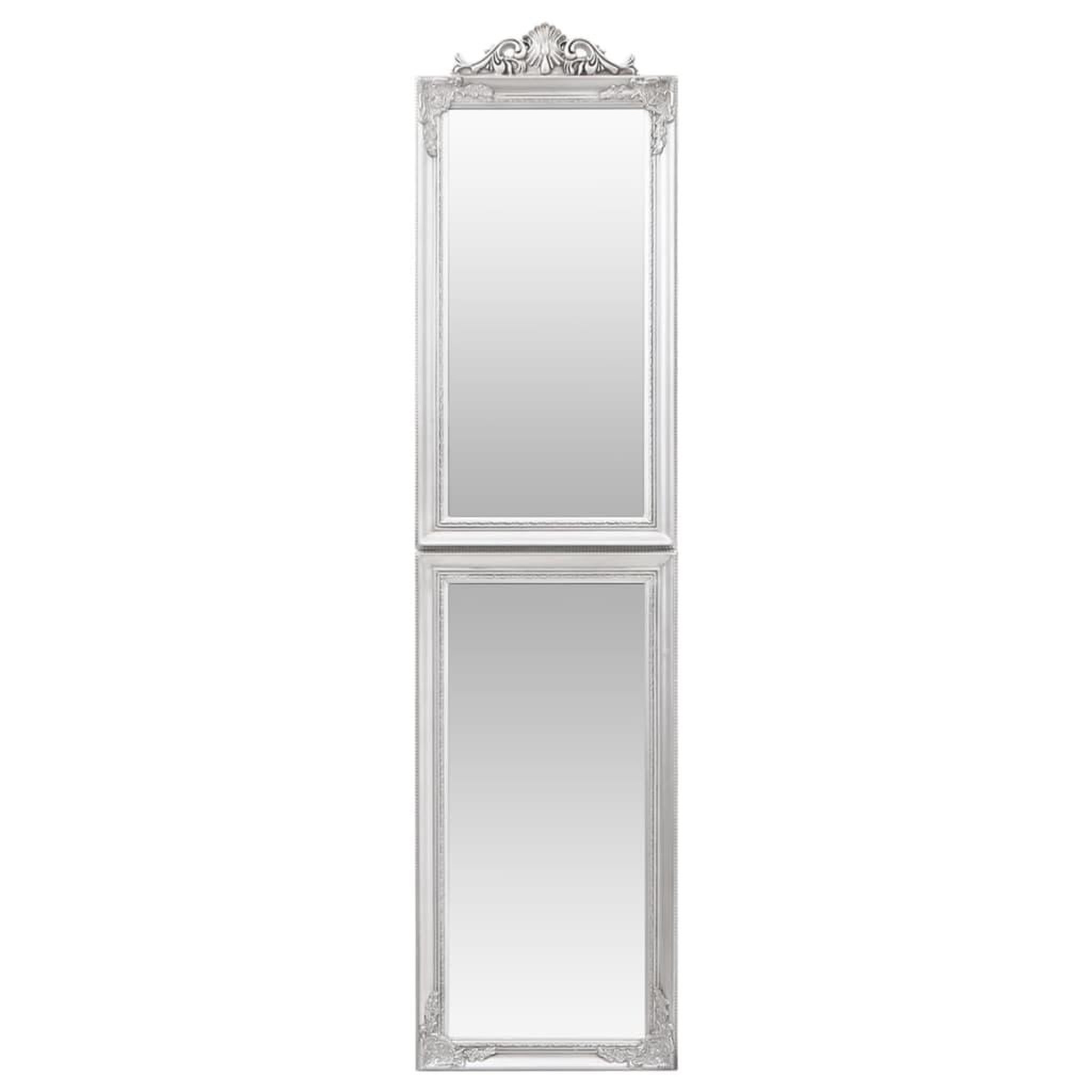 Voir la diapositive 3 : VIDAXL Miroir sur pied argente 45x180 cm