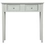 Voir la diapositive 3 : Console 2 tiroirs en bois L80cm PARME