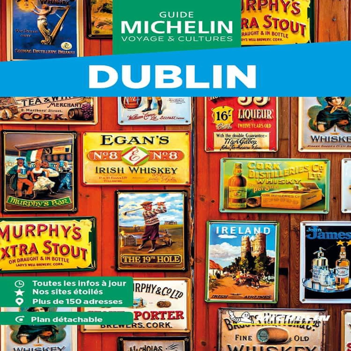 DUBLIN. AVEC 1 PLAN DETACHABLE, Michelin