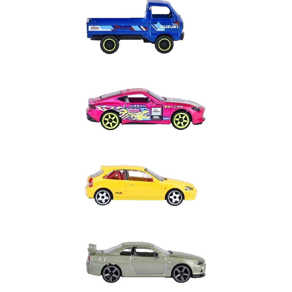 Majorette Coffret de véhicules miniatures Majorette Japan Bonus Series métal