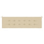 Voir la diapositive 4 : VIDAXL Coussin de banc de jardin beige 180x50x3 cm tissu oxford