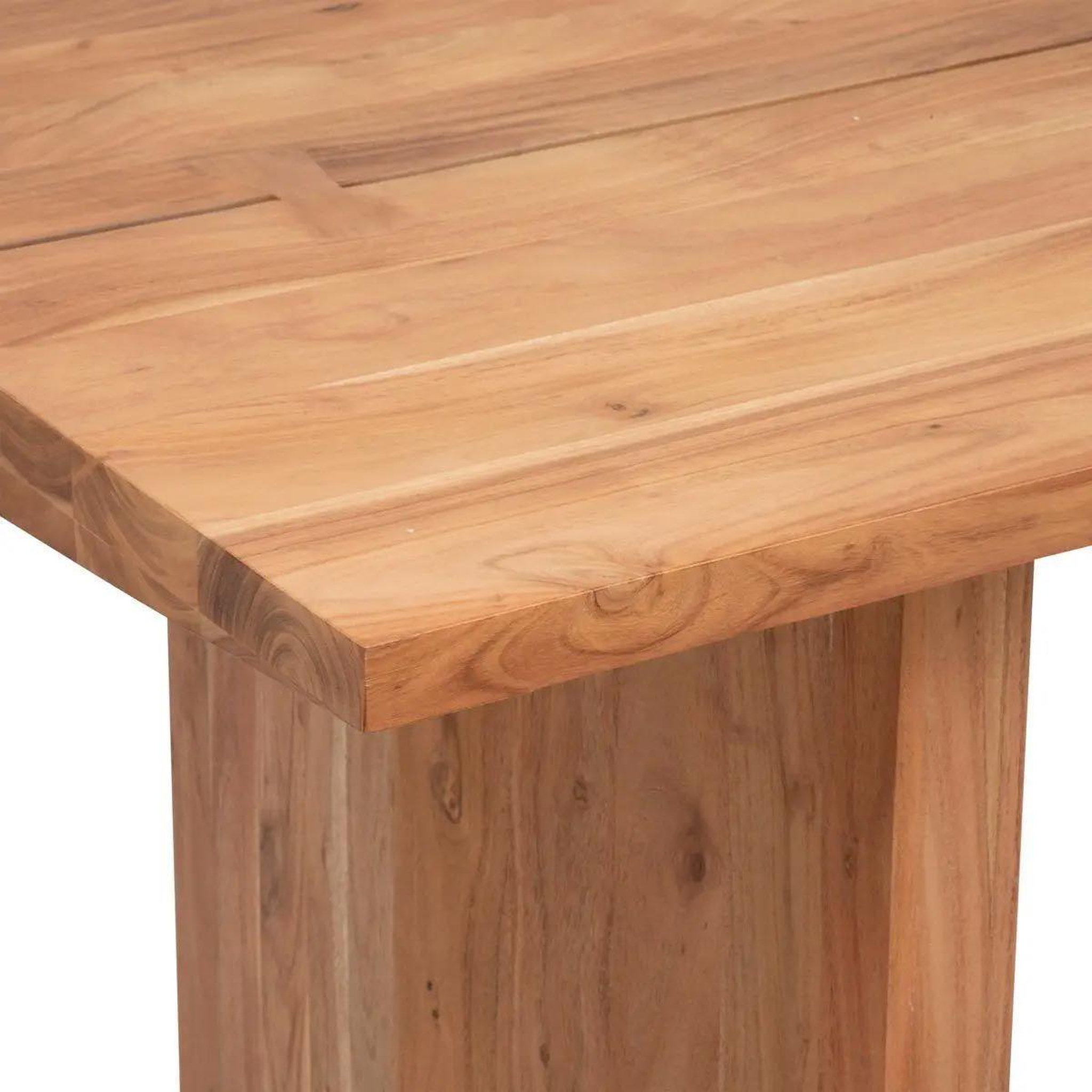 Voir la diapositive 2 : ATMOSPHERA Table de repas en bois  oscar  180cm beige