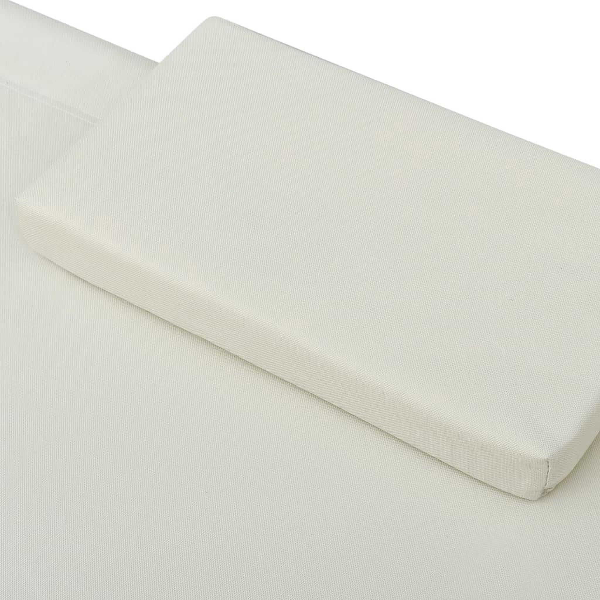 Voir la diapositive 5 : VIDAXL Lit de jardin creme 200x90 cm acier