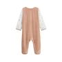Voir la diapositive 3 : Petit Béguin Pyjama bébé en velours ouverture pont Mini Loutre