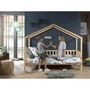 Voir la diapositive 6 : Paris Prix Pack - Lit Enfant Cabane & Matelas  Dallas II  90x200cm Naturel