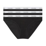 CALVIN KLEIN JEANS Sous vêtement /Blanc Femme Calvin Klein Jeans Bikini. Coloris disponibles : Noir