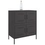 Voir la diapositive 4 : VIDAXL Buffet noir 68x39x79 cm acier