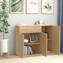 Voir la diapositive 3 : VIDAXL Buffet Chene sonoma 88x30x70 cm Bois d'ingenierie