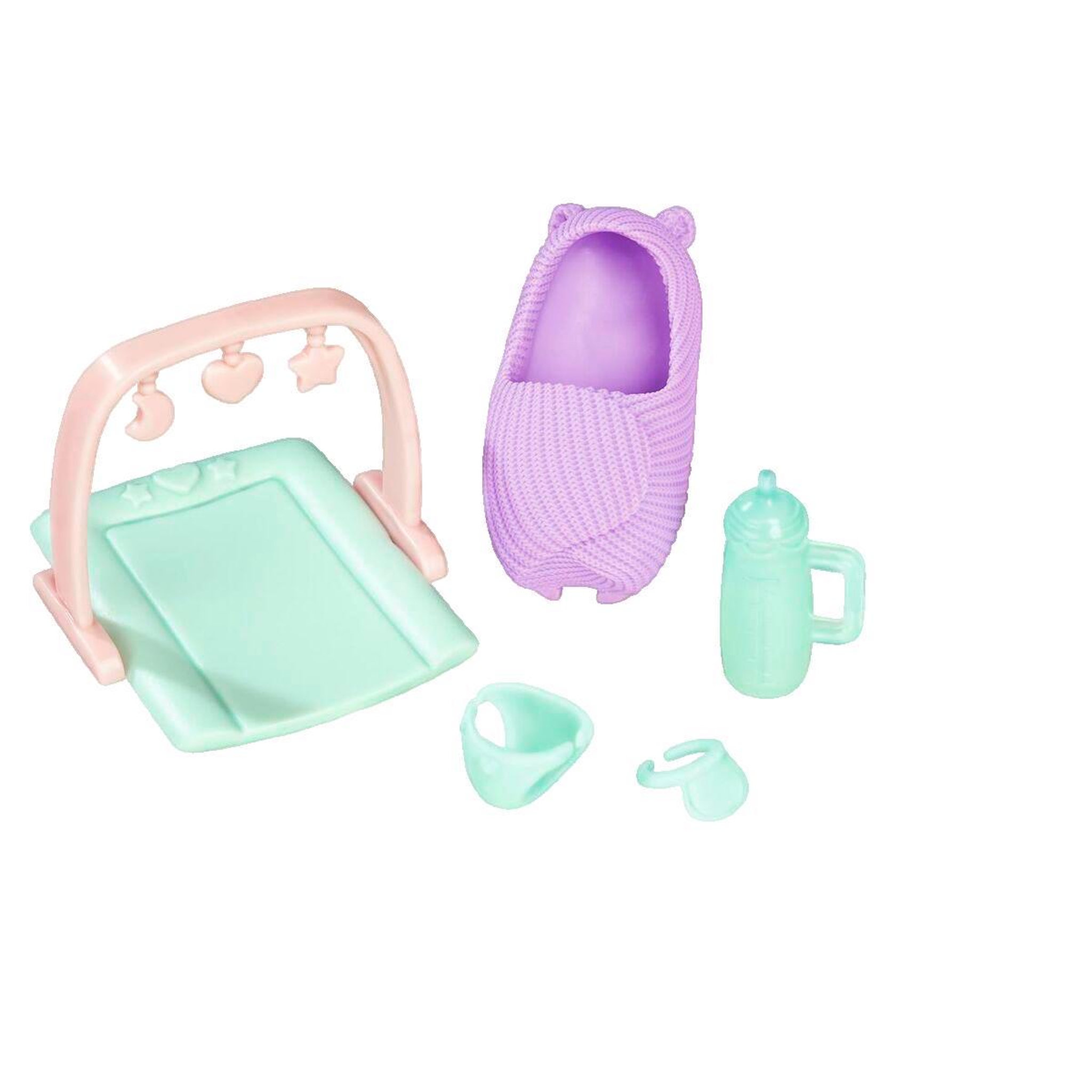 Voir la diapositive 3 : STEFFI LOVE Smoby - Steffi Love - Future Maman - Poupée mannequin enceinte (29cm) - Accesoires pour bébé - Bouton pour faire grossir son