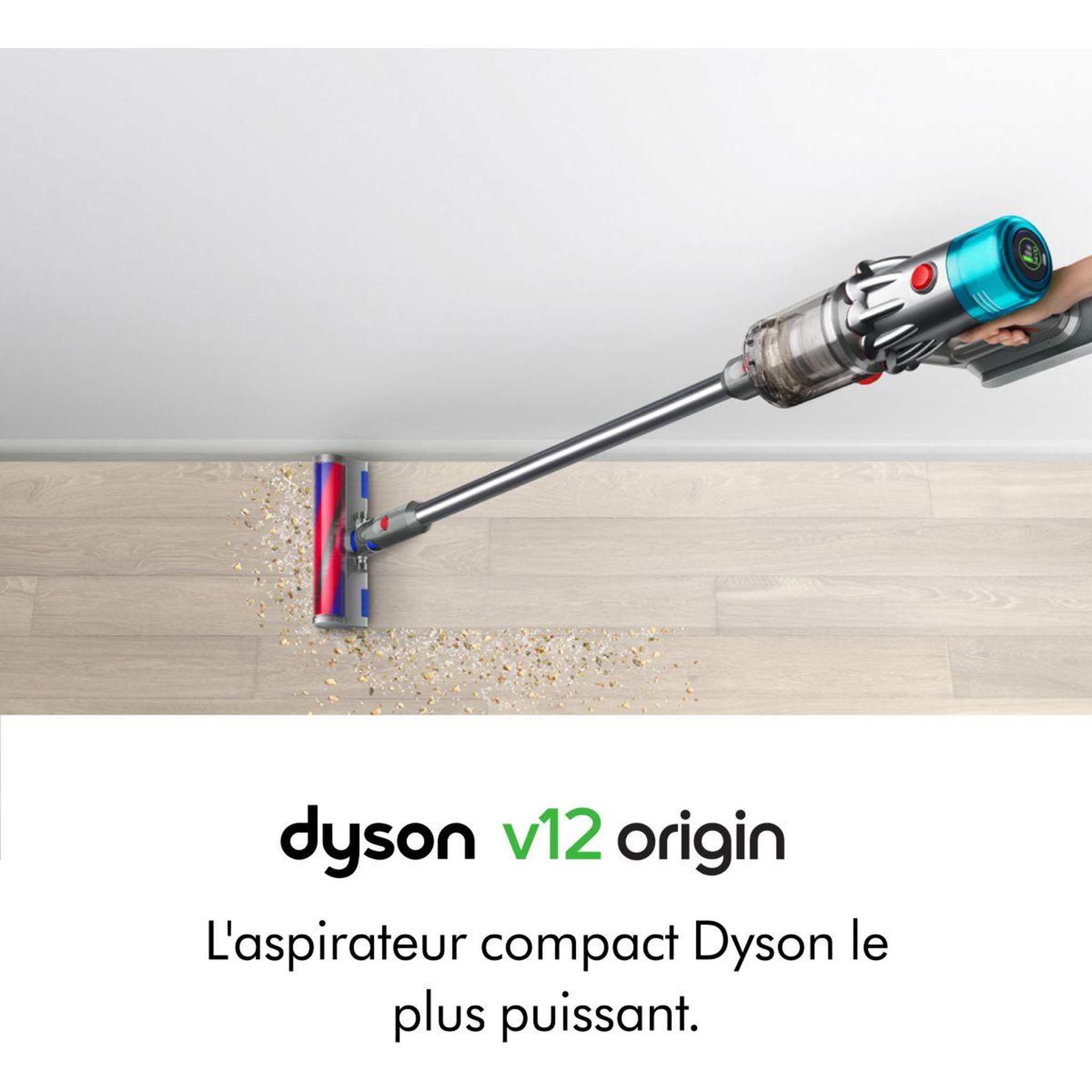 Voir la diapositive 2 : Dyson Aspirateur balai V12 Origin
