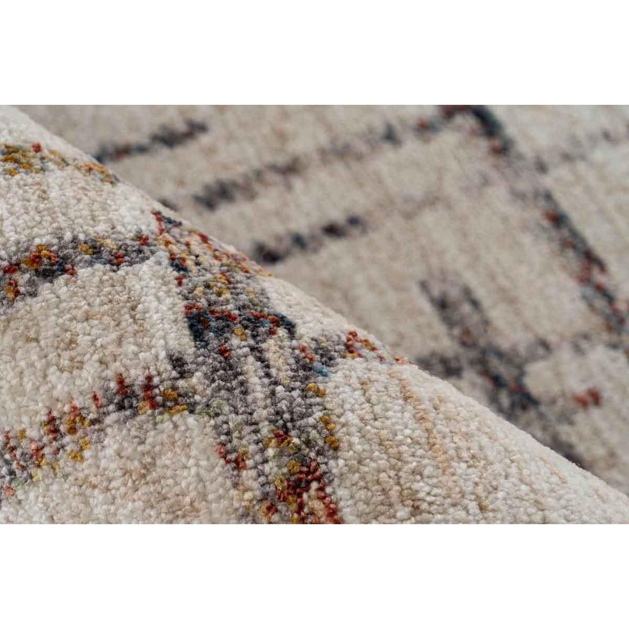 Voir la diapositive 3 : Paris Prix Tapis Tissé Imprimé Géométrique  Jaka  Crème