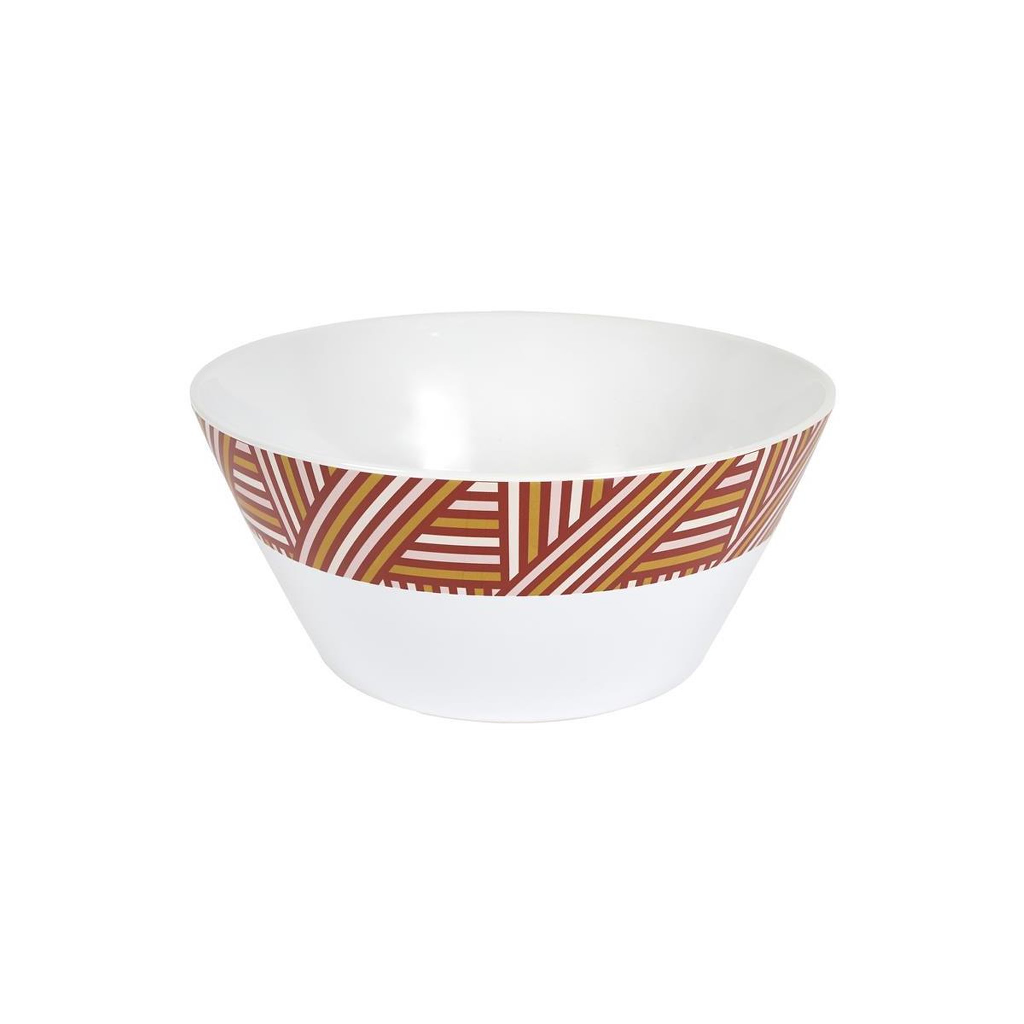The Home Deco Factory Saladier en grès  désert sauvage  24cm blanc