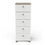 Voir la diapositive 1 : Chiffonnier 5 tiroirs L39 cm LIZZIE