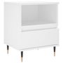 Voir la diapositive 5 : VIDAXL Tables de chevet 2 pcs blanc 40x35x50 cm bois d'ingenierie