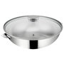 Voir la diapositive 1 : Lagostina Wok avec couvercle 26cm inox - 12138042026