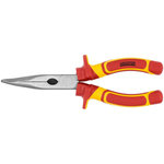 KREATOR Pince isolée à bec long coudé 200mm Kreator