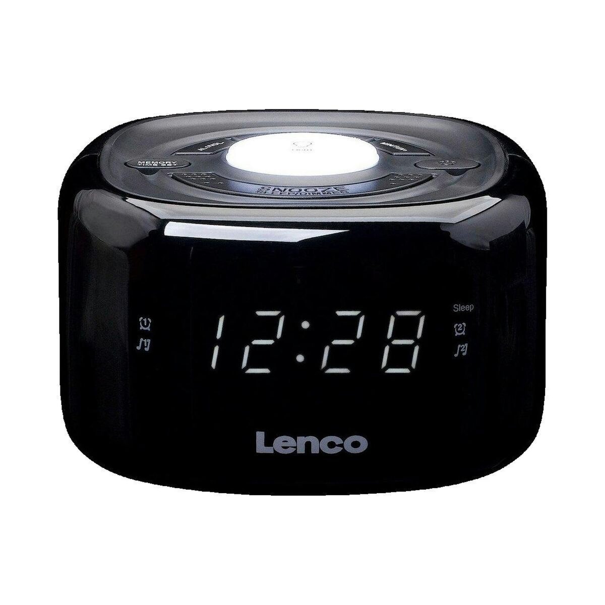 Lenco Radio-réveil Lenco CR-12 Compact avec écran LED