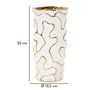 Voir la diapositive 6 : Paris Prix Vase Design en Céramique  Adore  25cm Blanc