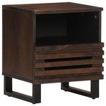 VIDAXL Table de chevet 40x34x46 cm bois de manguier massif