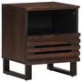 Voir la diapositive 1 : VIDAXL Table de chevet 40x34x46 cm bois de manguier massif