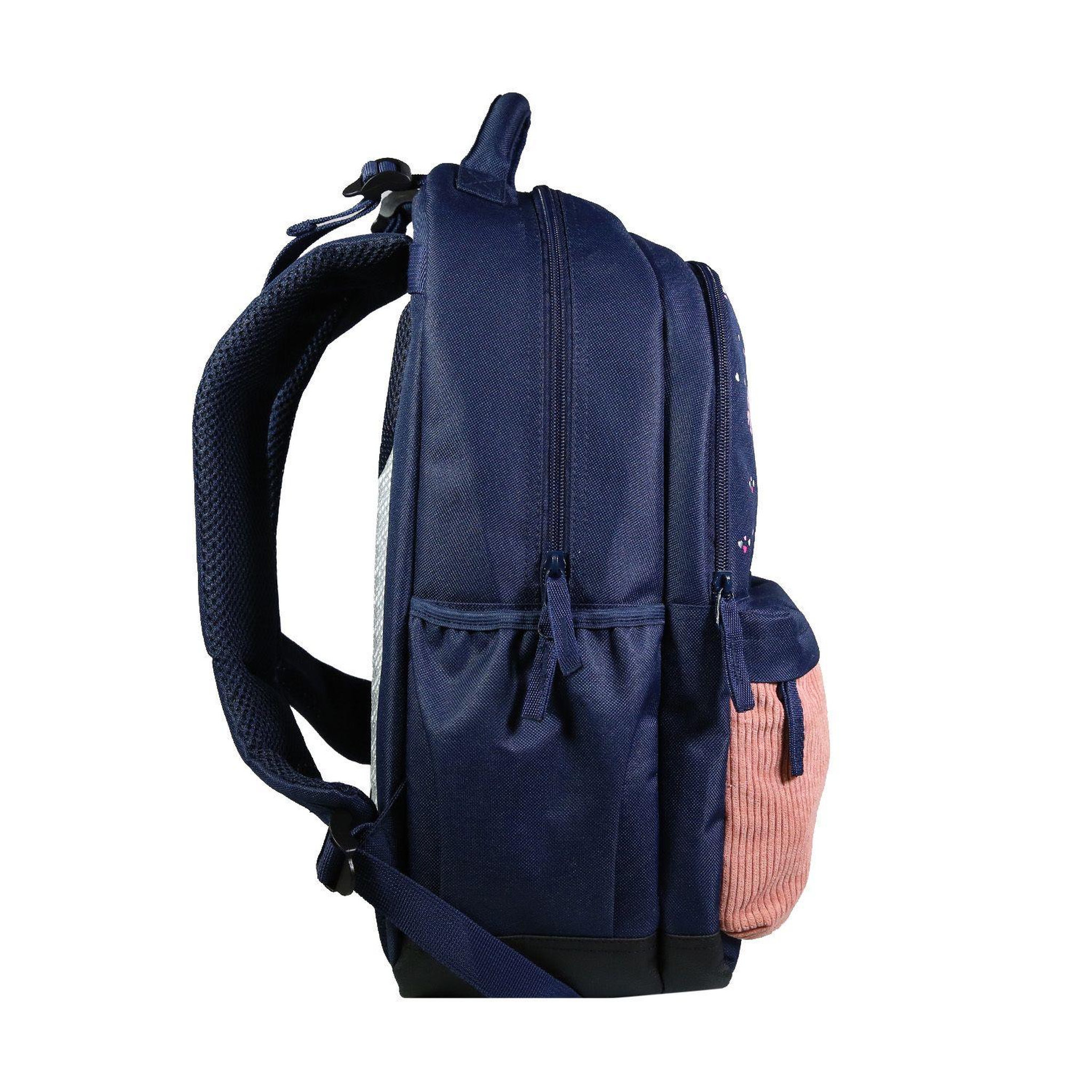 Voir la diapositive 3 : Bagtrotter BAGTROTTER Sac à dos 2 compartiments 43 cm Cybel X Phileas Cheval Licorne Bleu