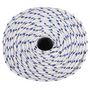 Voir la diapositive 3 : VIDAXL Corde de bateau Blanc 6 mm 50 m Polypropylene