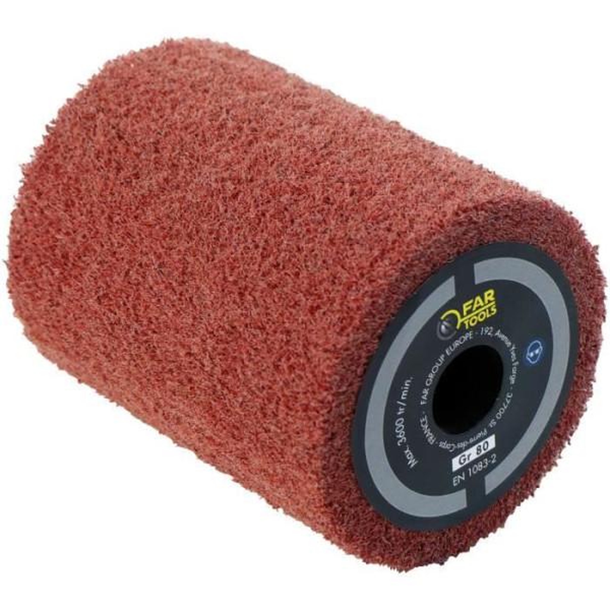 Fartools Brosse en fibre synthétique FARTOOLS - Ø80mm - L 100mm - Ponçage/Polissage/Satinage