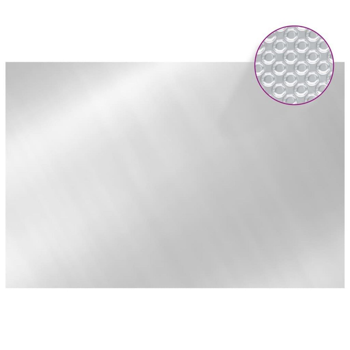 VIDAXL Couverture de piscine Argente 300x200 cm PE