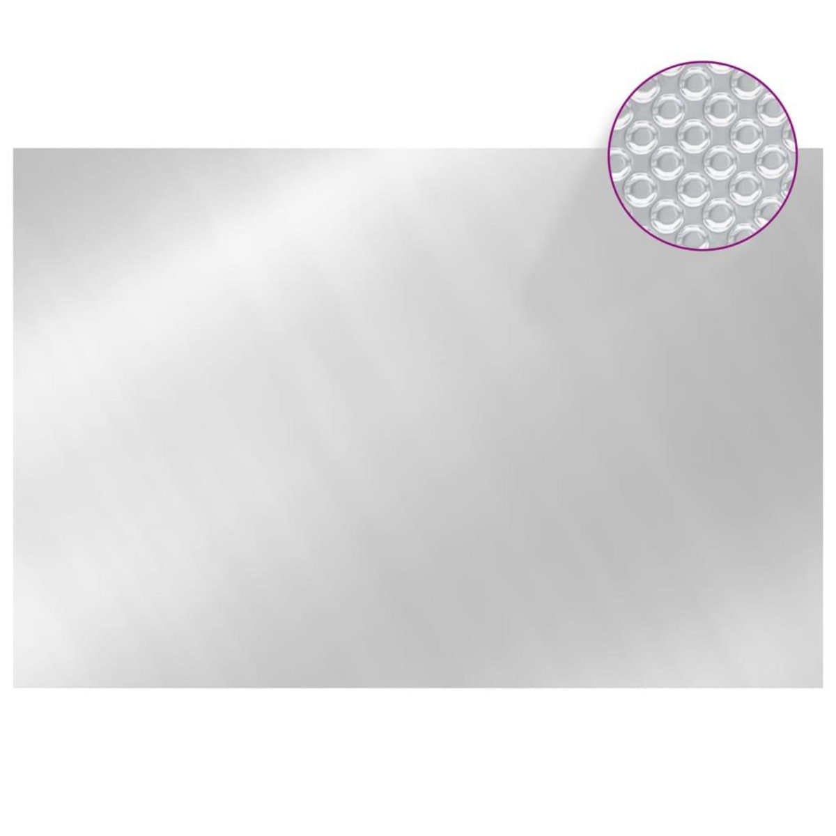 VIDAXL Couverture de piscine Argente 300x200 cm PE