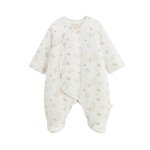 Petit Béguin Combi pilote en gaze de coton Douceur. Coloris disponibles : Beige