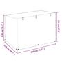 Voir la diapositive 6 : VIDAXL Housse de balancelle 12 œillets 215x150x130/150 cm PE