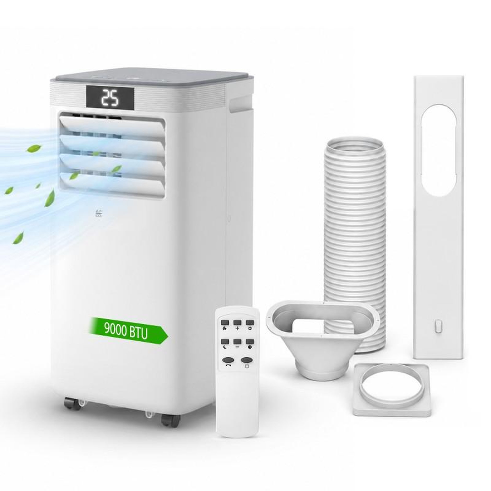 Climatiseur portable 9000 btu - wi-fi - 3-en-1