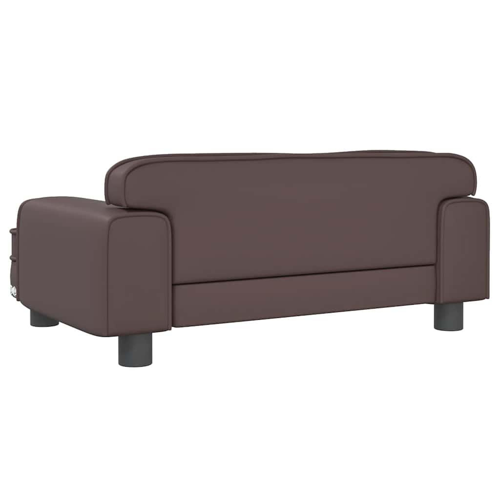 Voir la diapositive 5 : VIDAXL Lit pour chien marron 70x45x30 cm similicuir