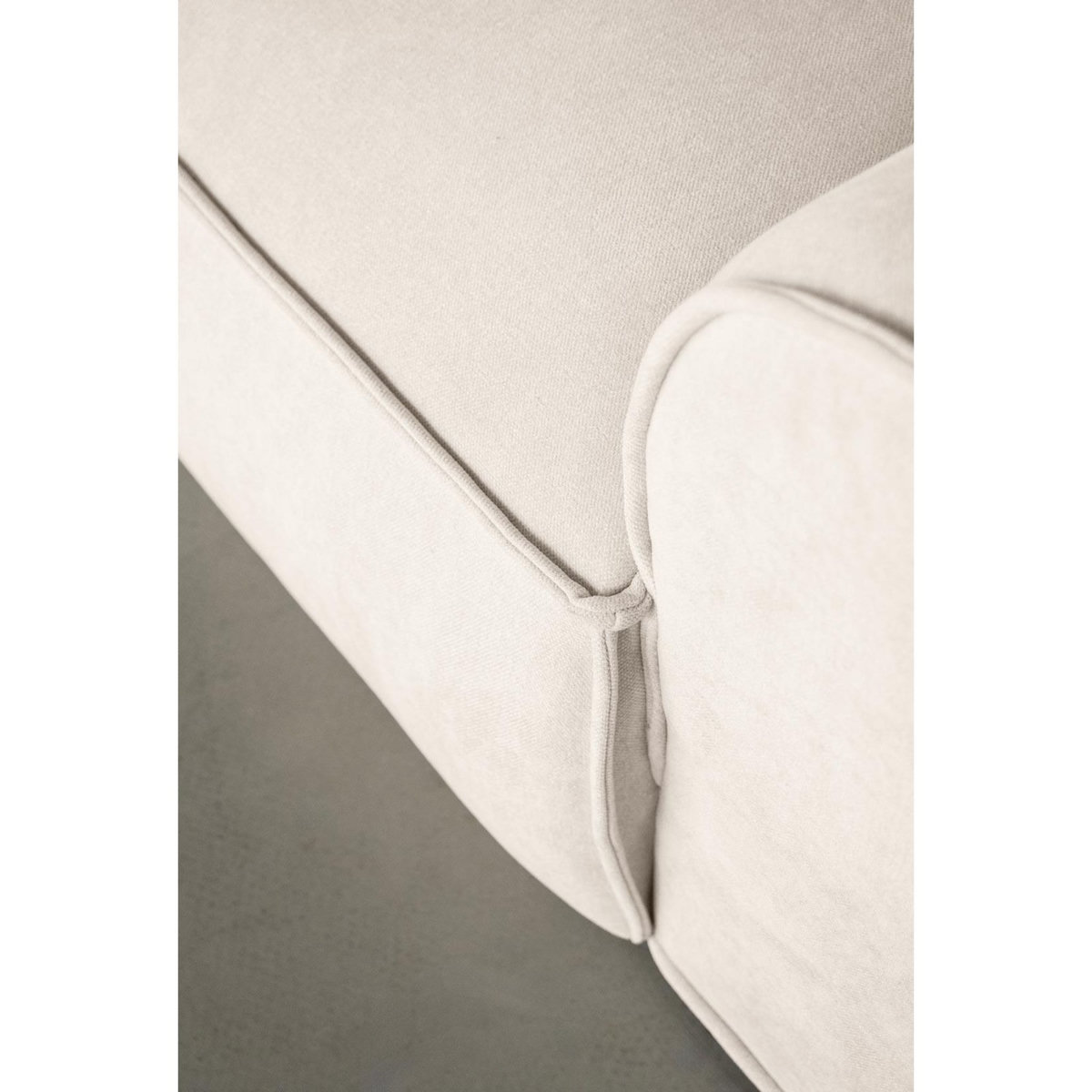 BEST MOBILIER Felix - module d'assise d'angle réversible en tissu texturé