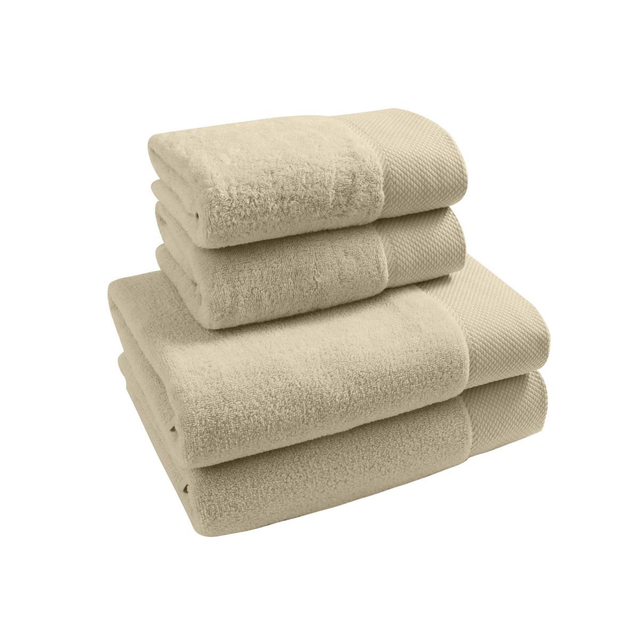 Voir la diapositive 2 : Sensei Maison Ensemble de bain 4 pièces Zéro Twist SENSOFT (2 draps de bain + 2 serviettes)
