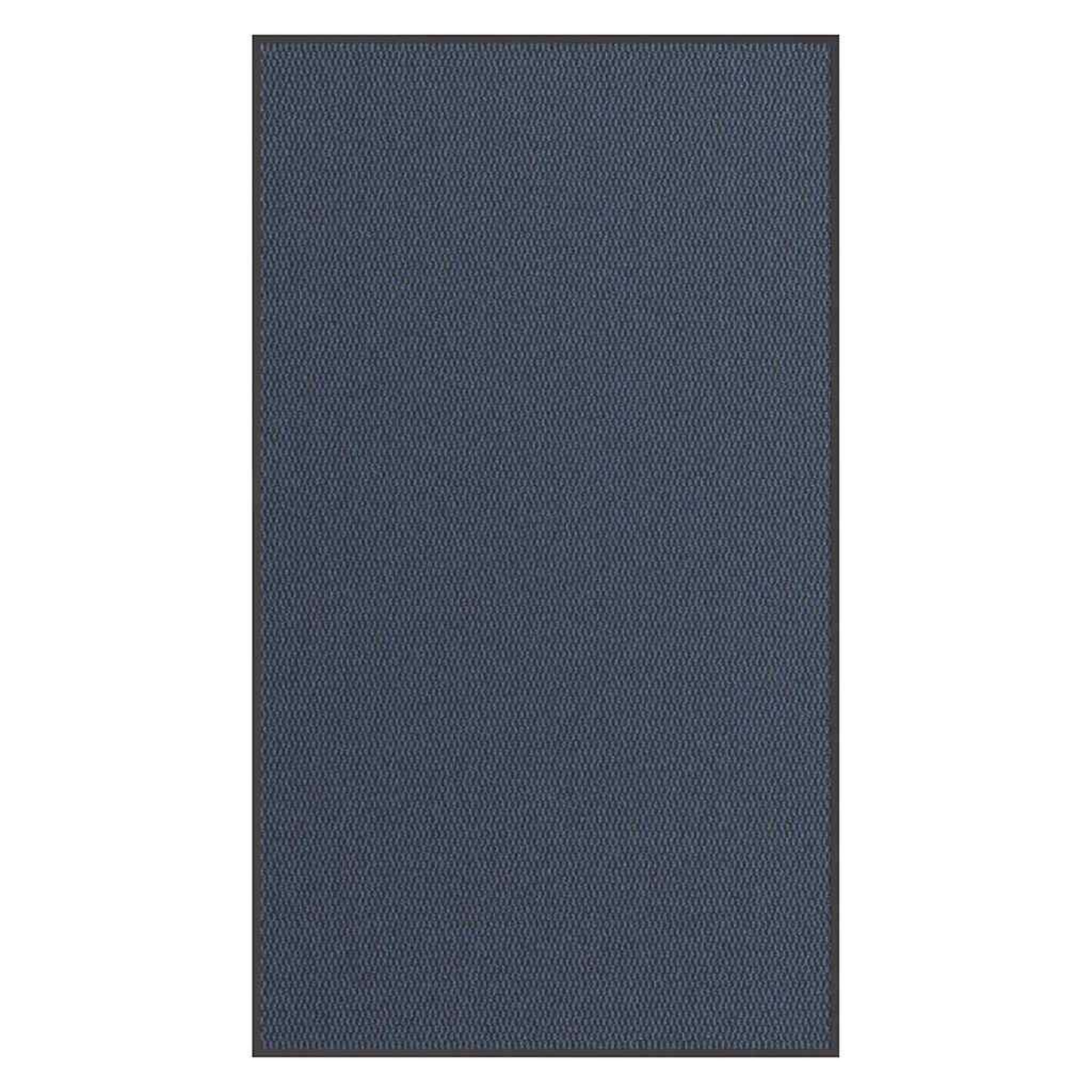 VIDAXL Paillasson bleu 115x200 cm