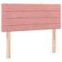 Voir la diapositive 2 : VIDAXL Tete de lit Rose 100x5x78/88 cm Velours